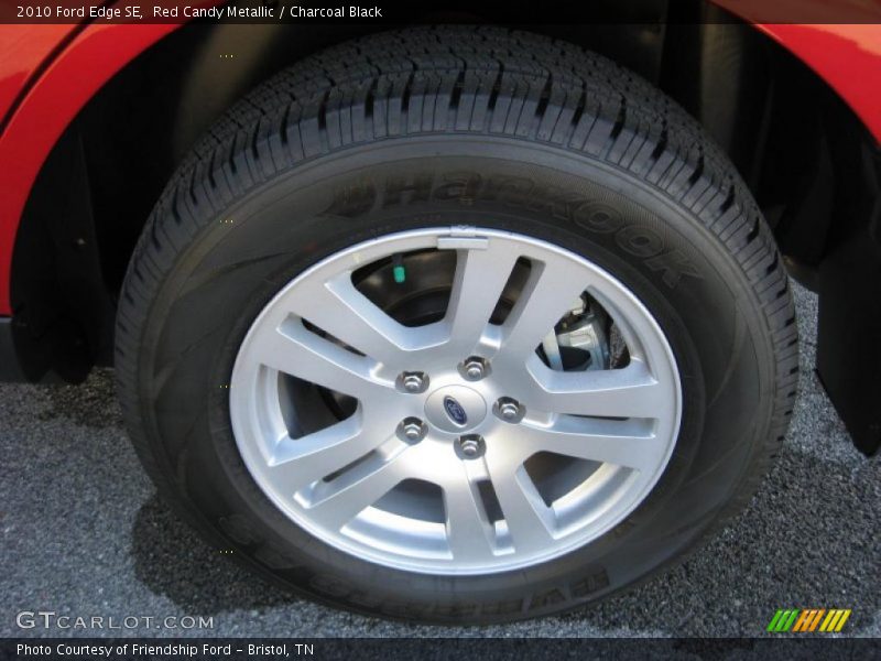 Red Candy Metallic / Charcoal Black 2010 Ford Edge SE