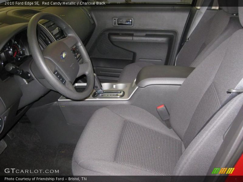 Red Candy Metallic / Charcoal Black 2010 Ford Edge SE