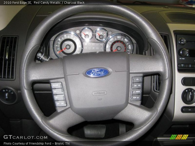 Red Candy Metallic / Charcoal Black 2010 Ford Edge SE