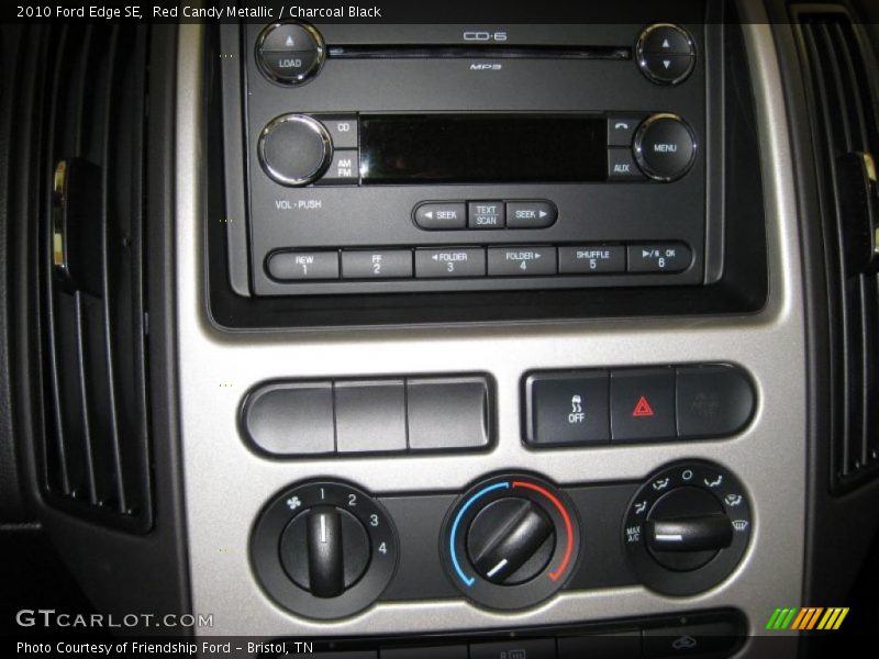 Red Candy Metallic / Charcoal Black 2010 Ford Edge SE