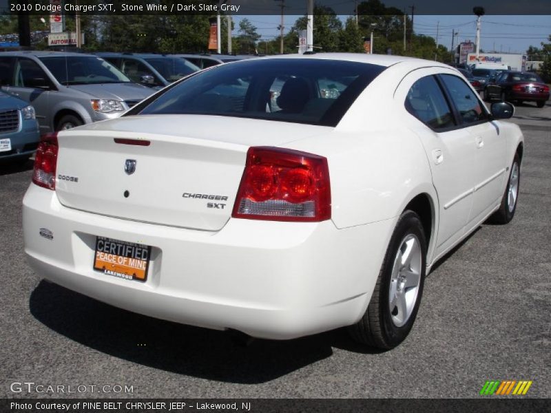 Stone White / Dark Slate Gray 2010 Dodge Charger SXT