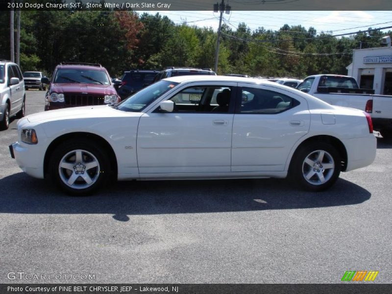 Stone White / Dark Slate Gray 2010 Dodge Charger SXT