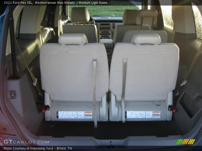 Mediterranean Blue Metallic / Medium Light Stone 2011 Ford Flex SEL