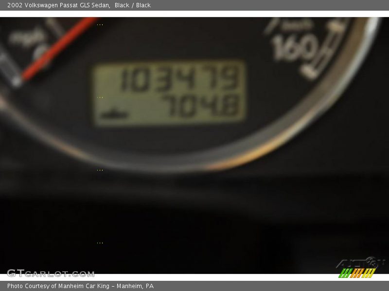 Black / Black 2002 Volkswagen Passat GLS Sedan