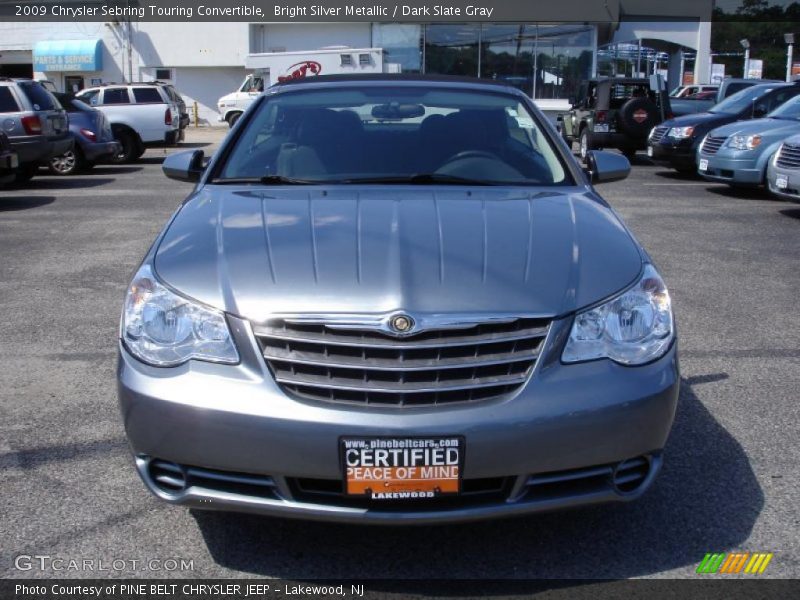 Bright Silver Metallic / Dark Slate Gray 2009 Chrysler Sebring Touring Convertible