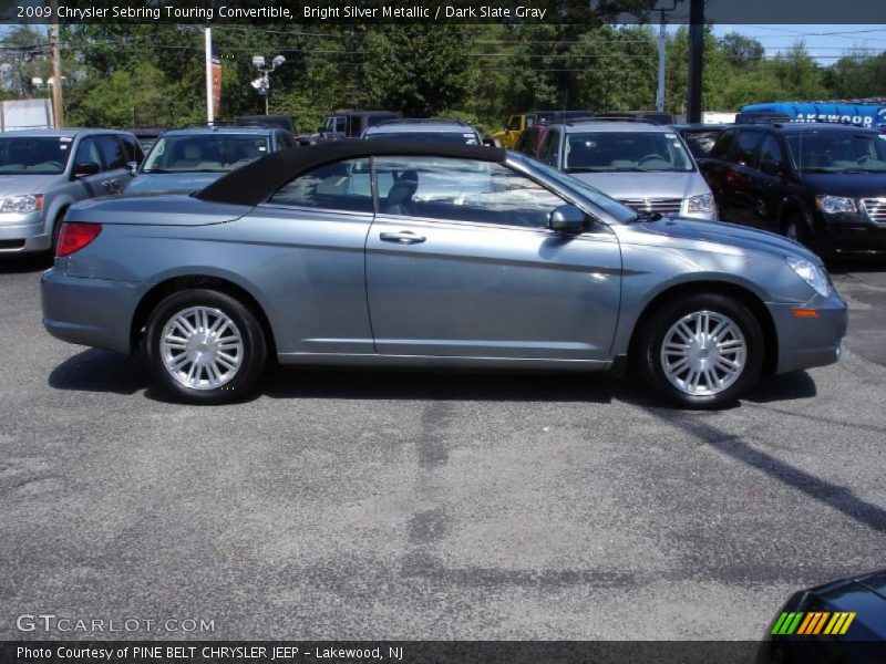 Bright Silver Metallic / Dark Slate Gray 2009 Chrysler Sebring Touring Convertible