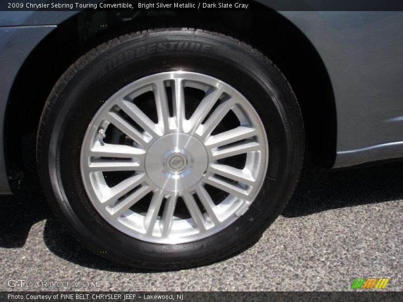 Bright Silver Metallic / Dark Slate Gray 2009 Chrysler Sebring Touring Convertible