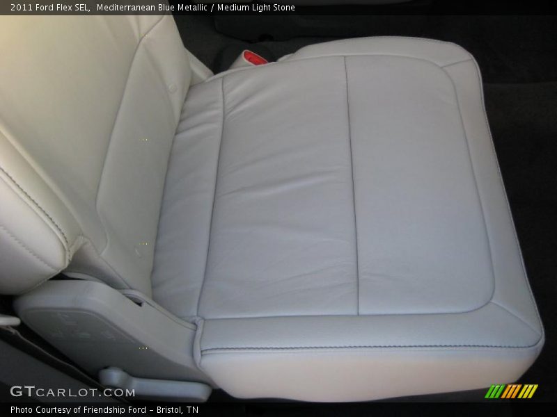 Mediterranean Blue Metallic / Medium Light Stone 2011 Ford Flex SEL