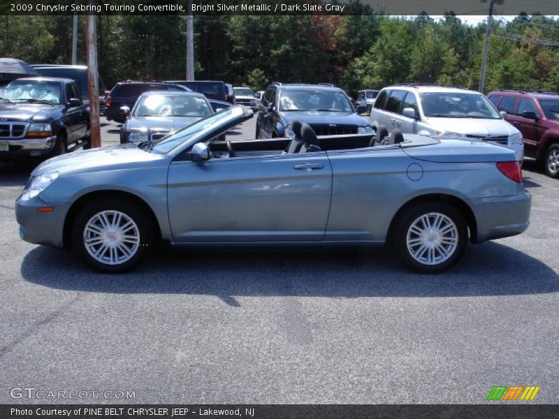 Bright Silver Metallic / Dark Slate Gray 2009 Chrysler Sebring Touring Convertible