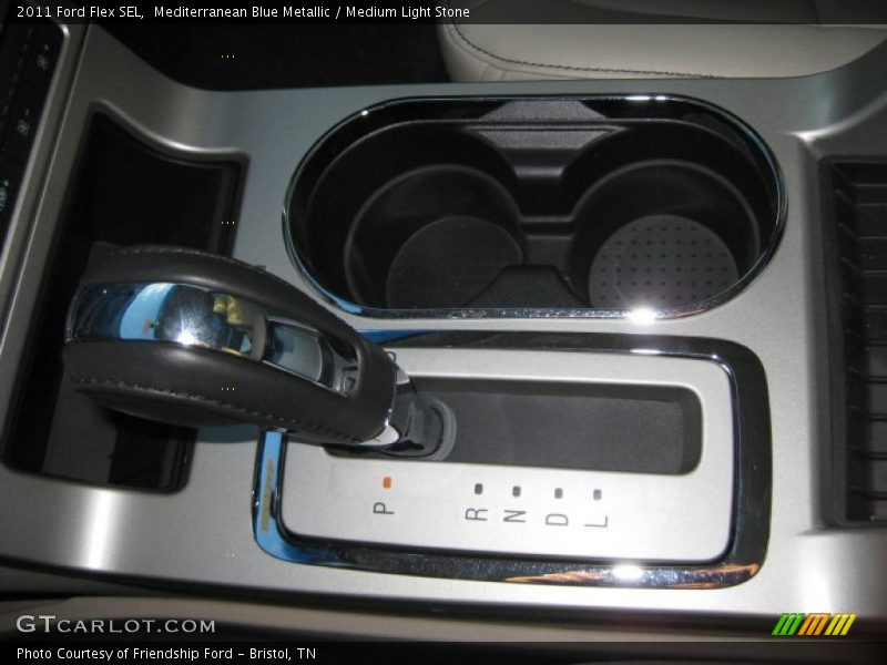 Mediterranean Blue Metallic / Medium Light Stone 2011 Ford Flex SEL