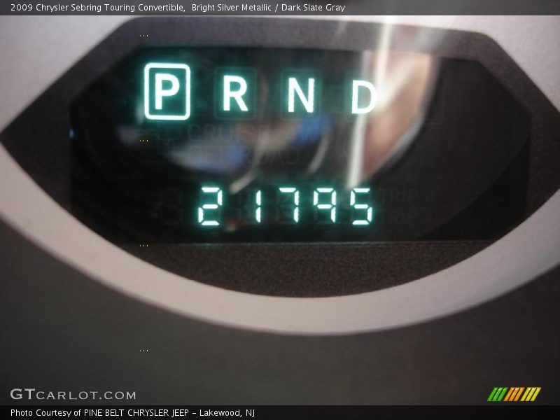 Bright Silver Metallic / Dark Slate Gray 2009 Chrysler Sebring Touring Convertible