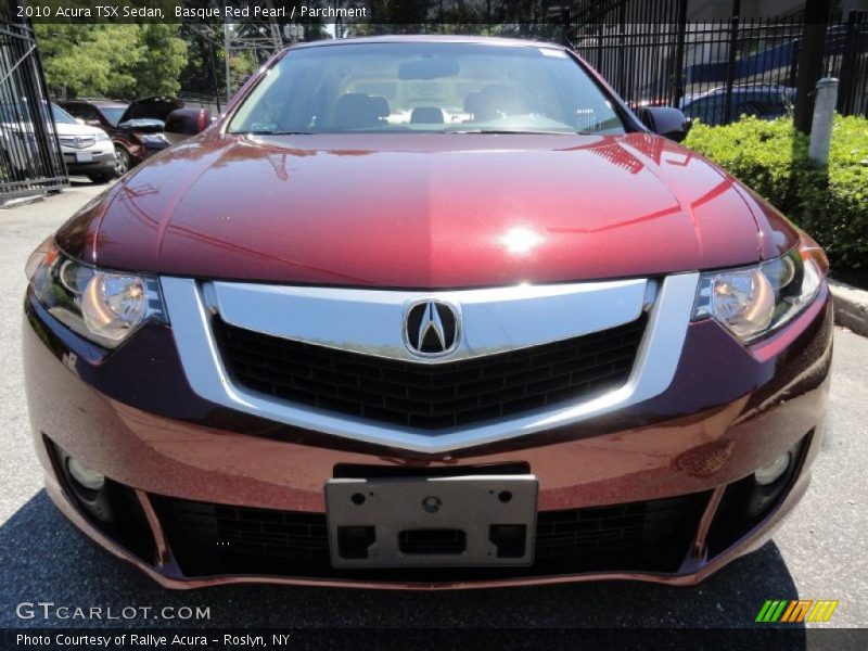 Basque Red Pearl / Parchment 2010 Acura TSX Sedan