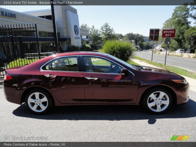 Basque Red Pearl / Parchment 2010 Acura TSX Sedan