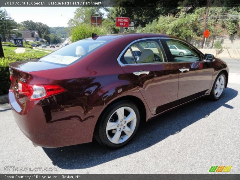 Basque Red Pearl / Parchment 2010 Acura TSX Sedan