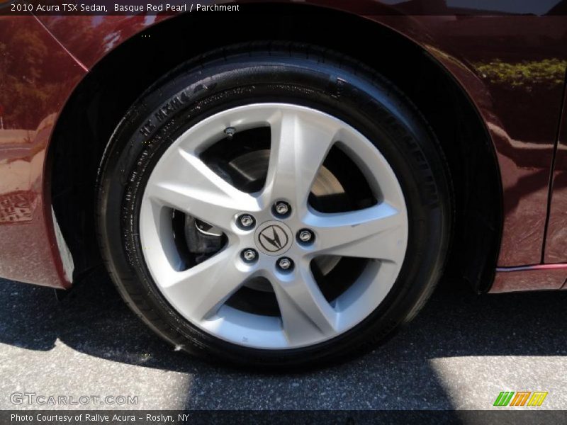 Basque Red Pearl / Parchment 2010 Acura TSX Sedan