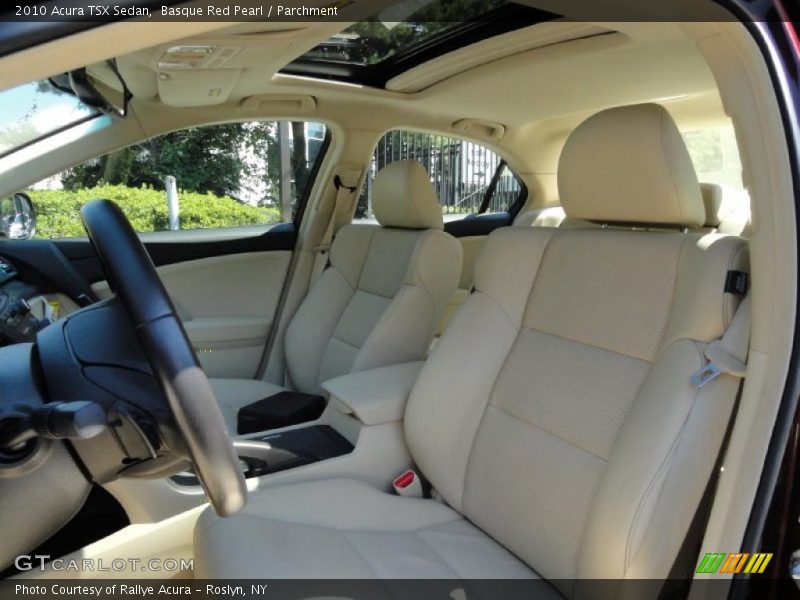 Basque Red Pearl / Parchment 2010 Acura TSX Sedan