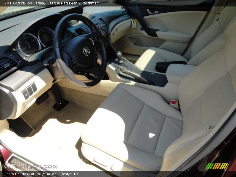 Basque Red Pearl / Parchment 2010 Acura TSX Sedan