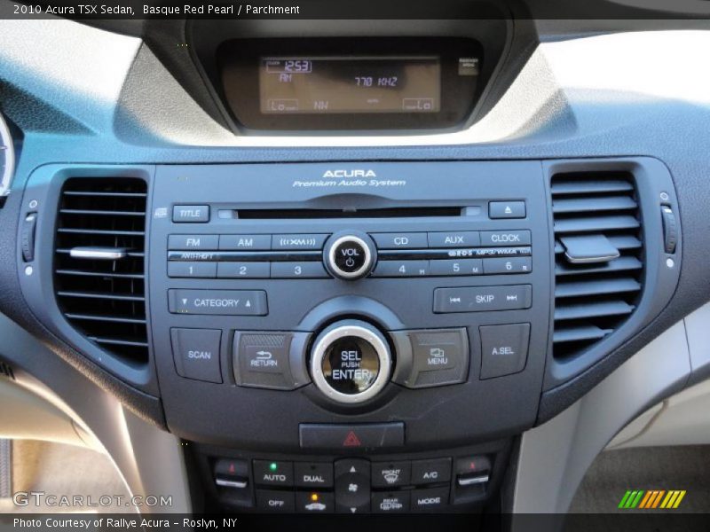 Basque Red Pearl / Parchment 2010 Acura TSX Sedan