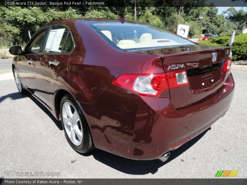 Basque Red Pearl / Parchment 2010 Acura TSX Sedan