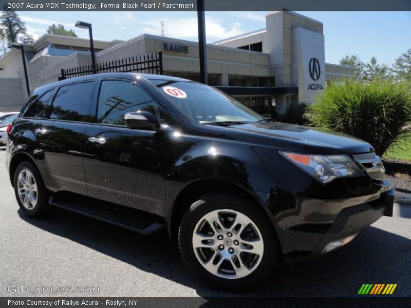 Formal Black Pearl / Parchment 2007 Acura MDX Technology