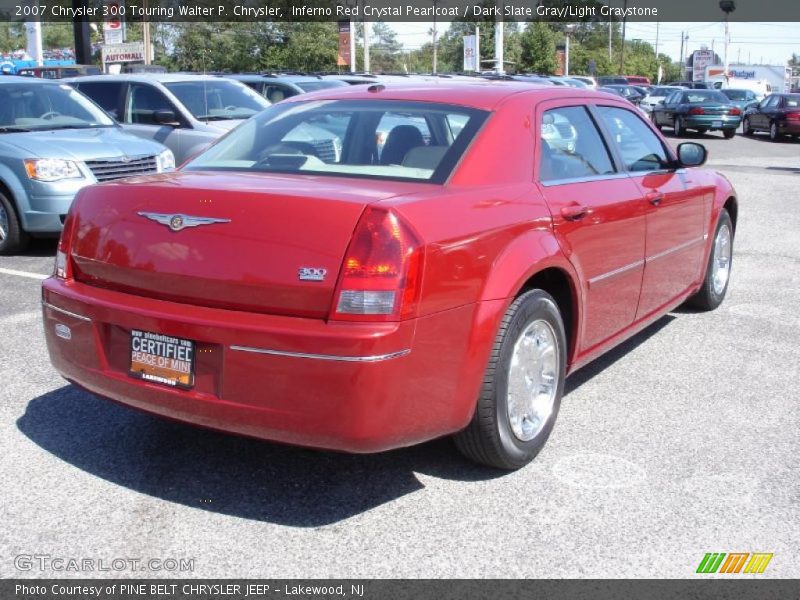 Inferno Red Crystal Pearlcoat / Dark Slate Gray/Light Graystone 2007 Chrysler 300 Touring Walter P. Chrysler