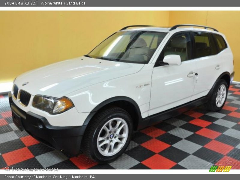 Alpine White / Sand Beige 2004 BMW X3 2.5i