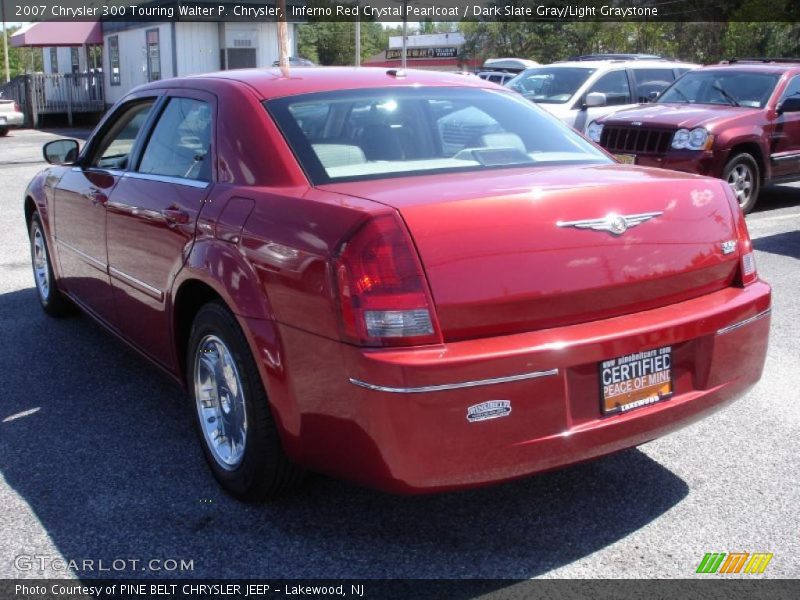 Inferno Red Crystal Pearlcoat / Dark Slate Gray/Light Graystone 2007 Chrysler 300 Touring Walter P. Chrysler