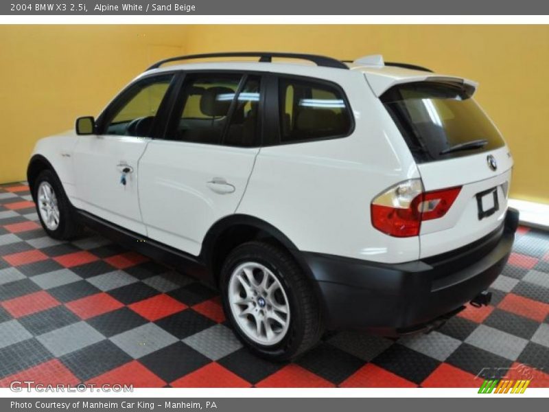 Alpine White / Sand Beige 2004 BMW X3 2.5i