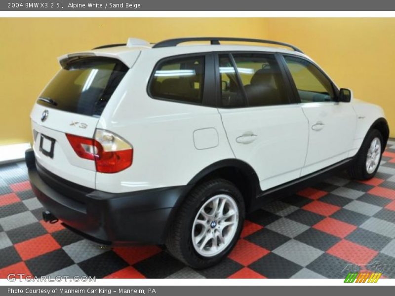 Alpine White / Sand Beige 2004 BMW X3 2.5i