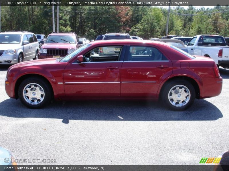 Inferno Red Crystal Pearlcoat / Dark Slate Gray/Light Graystone 2007 Chrysler 300 Touring Walter P. Chrysler