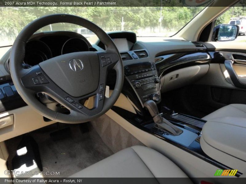 Formal Black Pearl / Parchment 2007 Acura MDX Technology