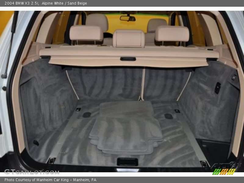 Alpine White / Sand Beige 2004 BMW X3 2.5i
