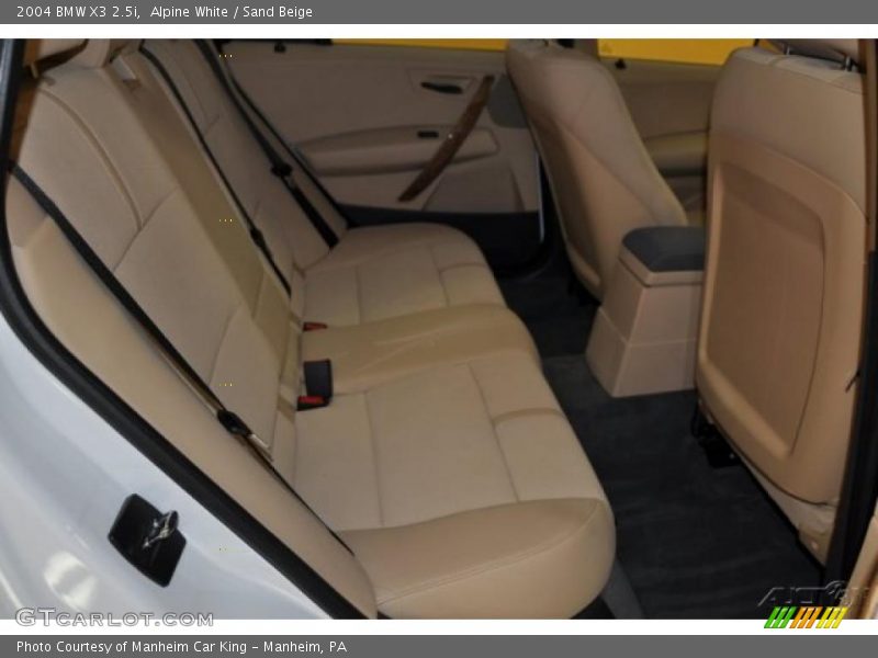 Alpine White / Sand Beige 2004 BMW X3 2.5i