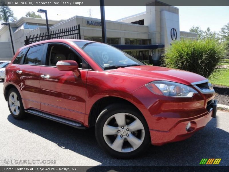 Moroccan Red Pearl / Taupe 2007 Acura RDX
