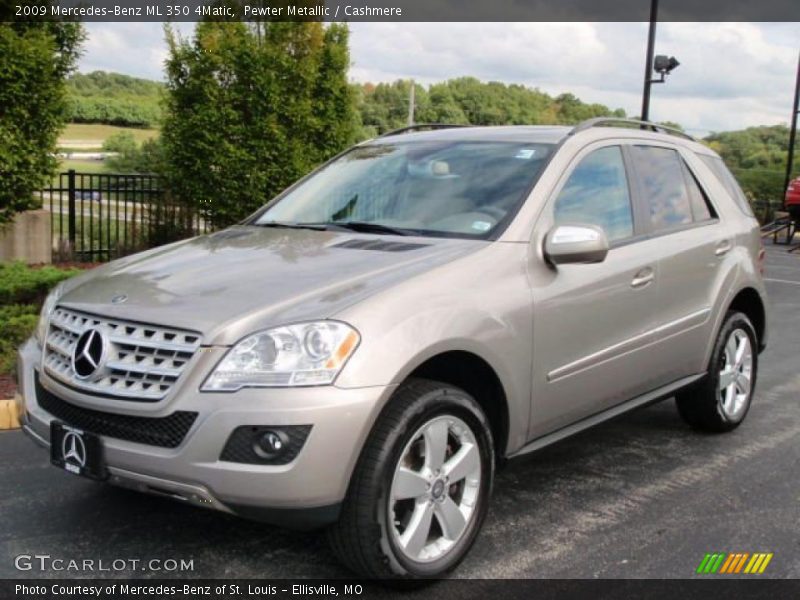 Pewter Metallic / Cashmere 2009 Mercedes-Benz ML 350 4Matic