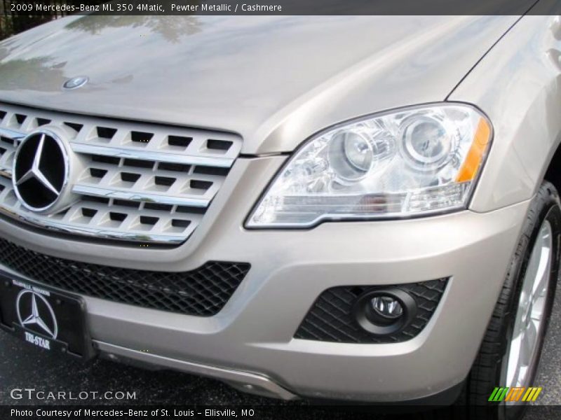 Pewter Metallic / Cashmere 2009 Mercedes-Benz ML 350 4Matic