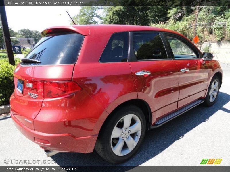 Moroccan Red Pearl / Taupe 2007 Acura RDX
