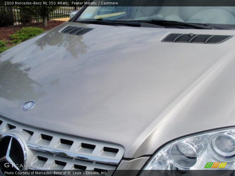 Pewter Metallic / Cashmere 2009 Mercedes-Benz ML 350 4Matic