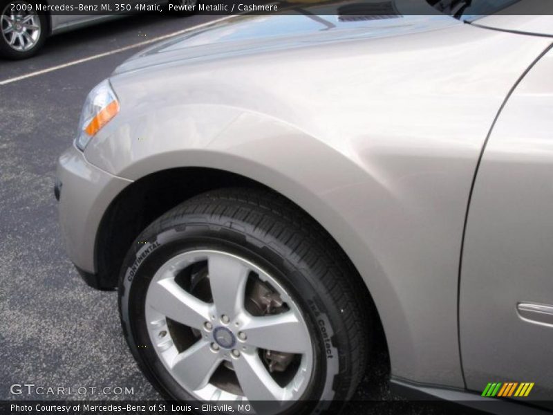 Pewter Metallic / Cashmere 2009 Mercedes-Benz ML 350 4Matic