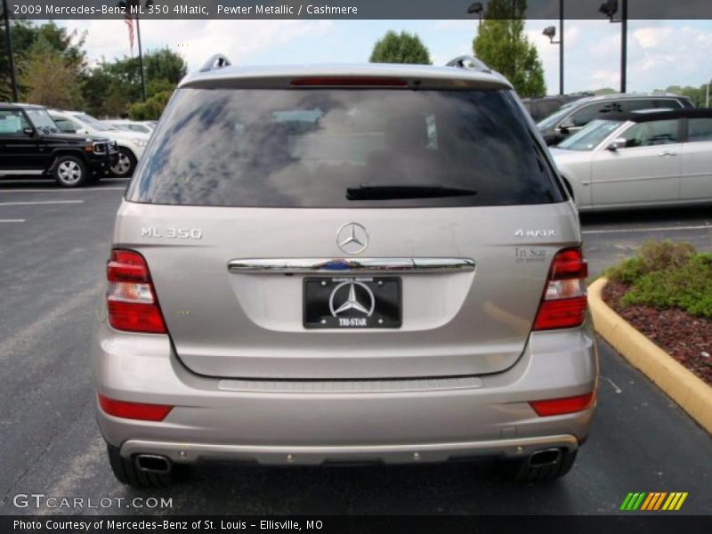Pewter Metallic / Cashmere 2009 Mercedes-Benz ML 350 4Matic