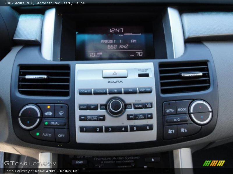 Moroccan Red Pearl / Taupe 2007 Acura RDX