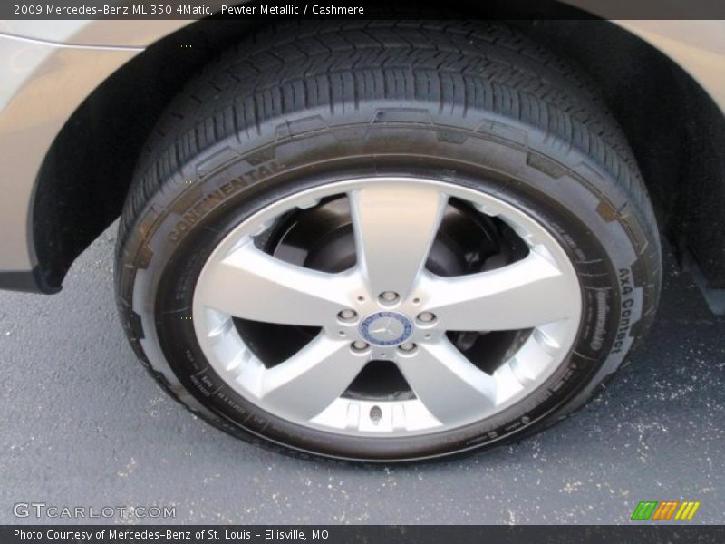Pewter Metallic / Cashmere 2009 Mercedes-Benz ML 350 4Matic