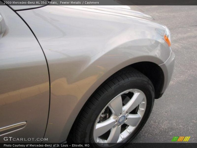 Pewter Metallic / Cashmere 2009 Mercedes-Benz ML 350 4Matic