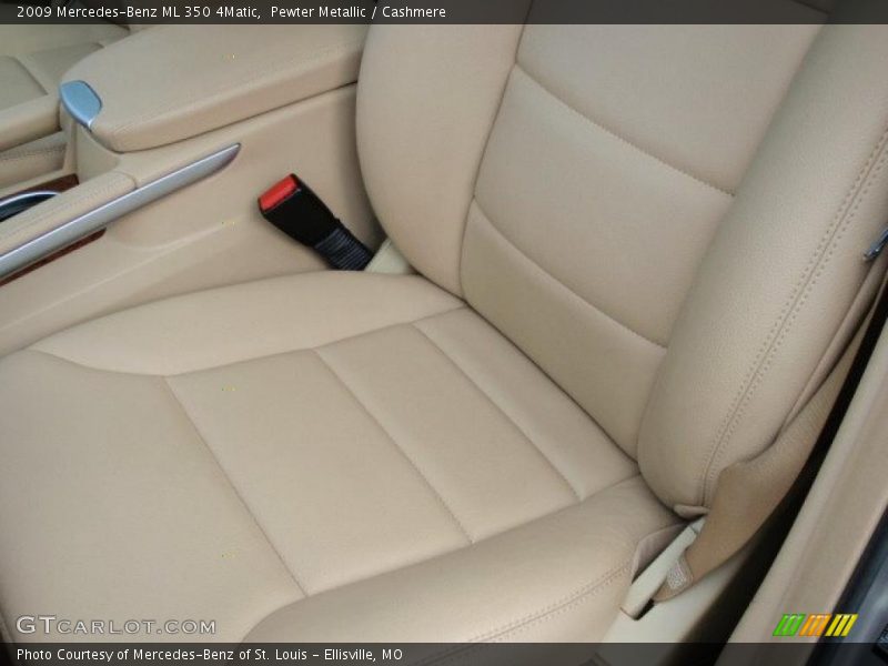 Pewter Metallic / Cashmere 2009 Mercedes-Benz ML 350 4Matic