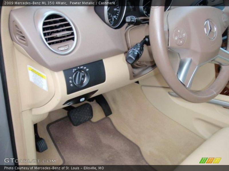 Pewter Metallic / Cashmere 2009 Mercedes-Benz ML 350 4Matic