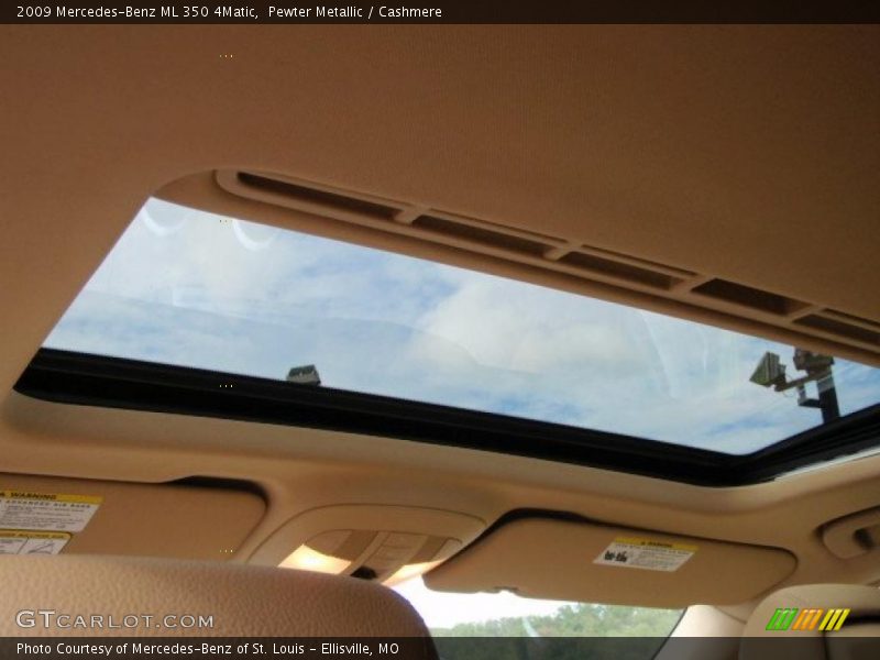 Pewter Metallic / Cashmere 2009 Mercedes-Benz ML 350 4Matic