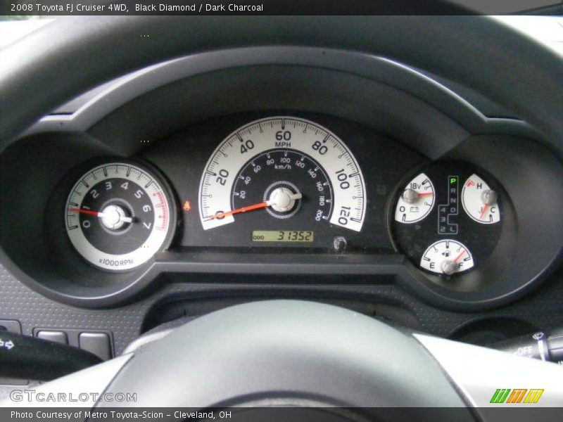 Black Diamond / Dark Charcoal 2008 Toyota FJ Cruiser 4WD