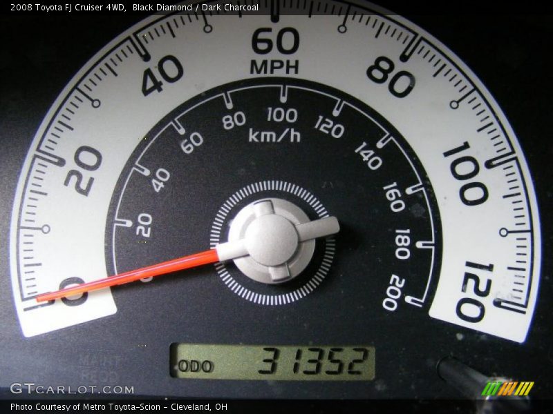 Black Diamond / Dark Charcoal 2008 Toyota FJ Cruiser 4WD