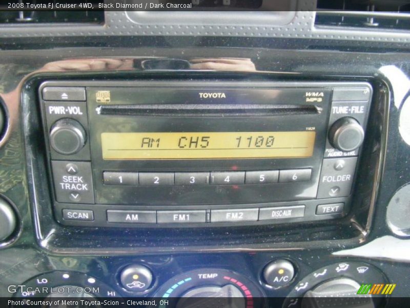 Black Diamond / Dark Charcoal 2008 Toyota FJ Cruiser 4WD