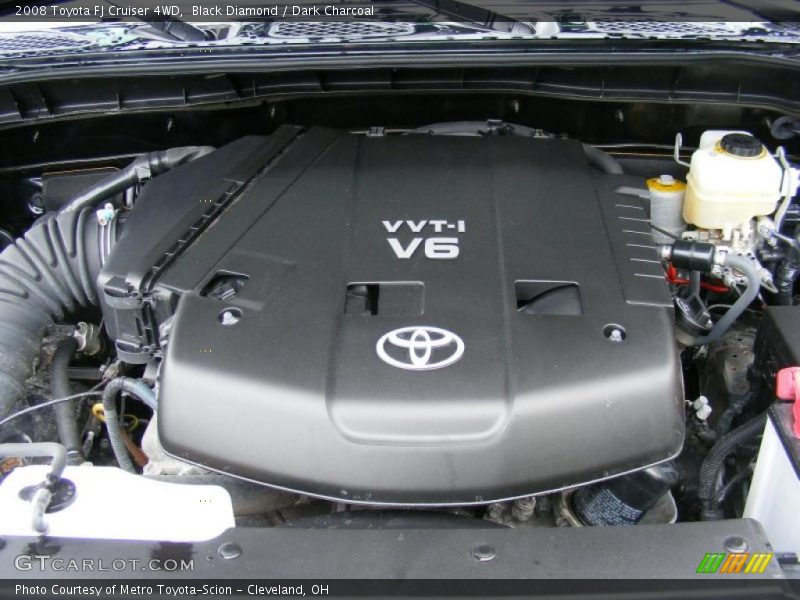 Black Diamond / Dark Charcoal 2008 Toyota FJ Cruiser 4WD